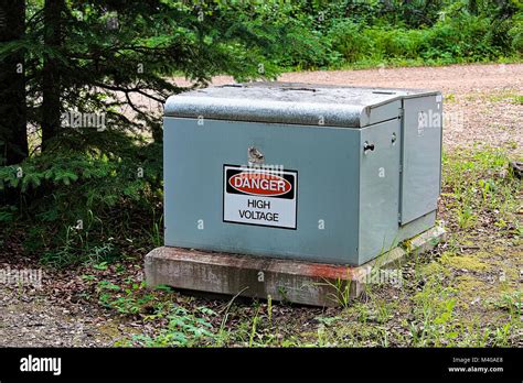 electrical voltage box in front of hosue|electric box safe or not.